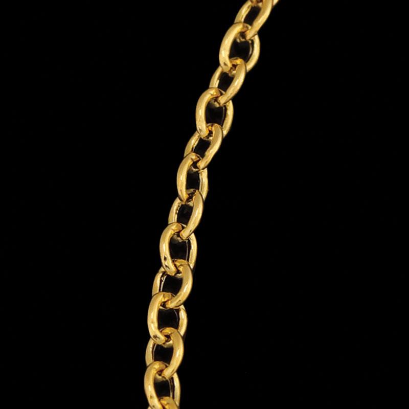 14K Yellow Gold Rolo Link Chain